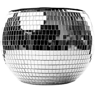10 Zoll Disco Eiskübel Silber Glitzer Eiskübel für Wein, Getränke, Zuhause4781