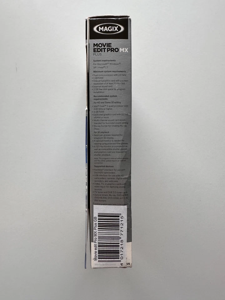 MAGIX Movie Edit Pro MX Plus Video Editing Software CD NEW UNUSED CD AND CODE - Image 4 of 4