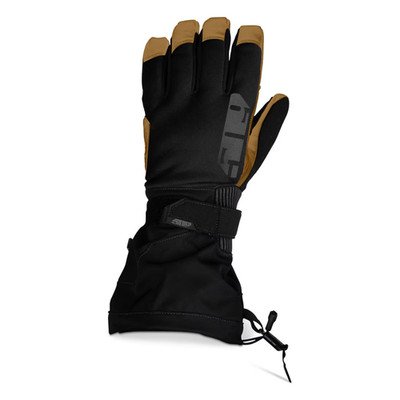 New 509 Backcountry Snowmobile Gloves, Warm, Insulated, Black and Tan, Medium