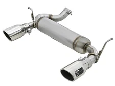 aFe Rebel Series 2.5in 409 SS Axle-Back Exhaust w/Polished Tips 07+ Jeep