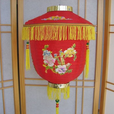 12'' Red Chinese Nylon Red Palace Red Lantern