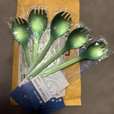 Snow Peak Titanium Spork Set of 5 Green Lightweight Durable Camping Outdoor New