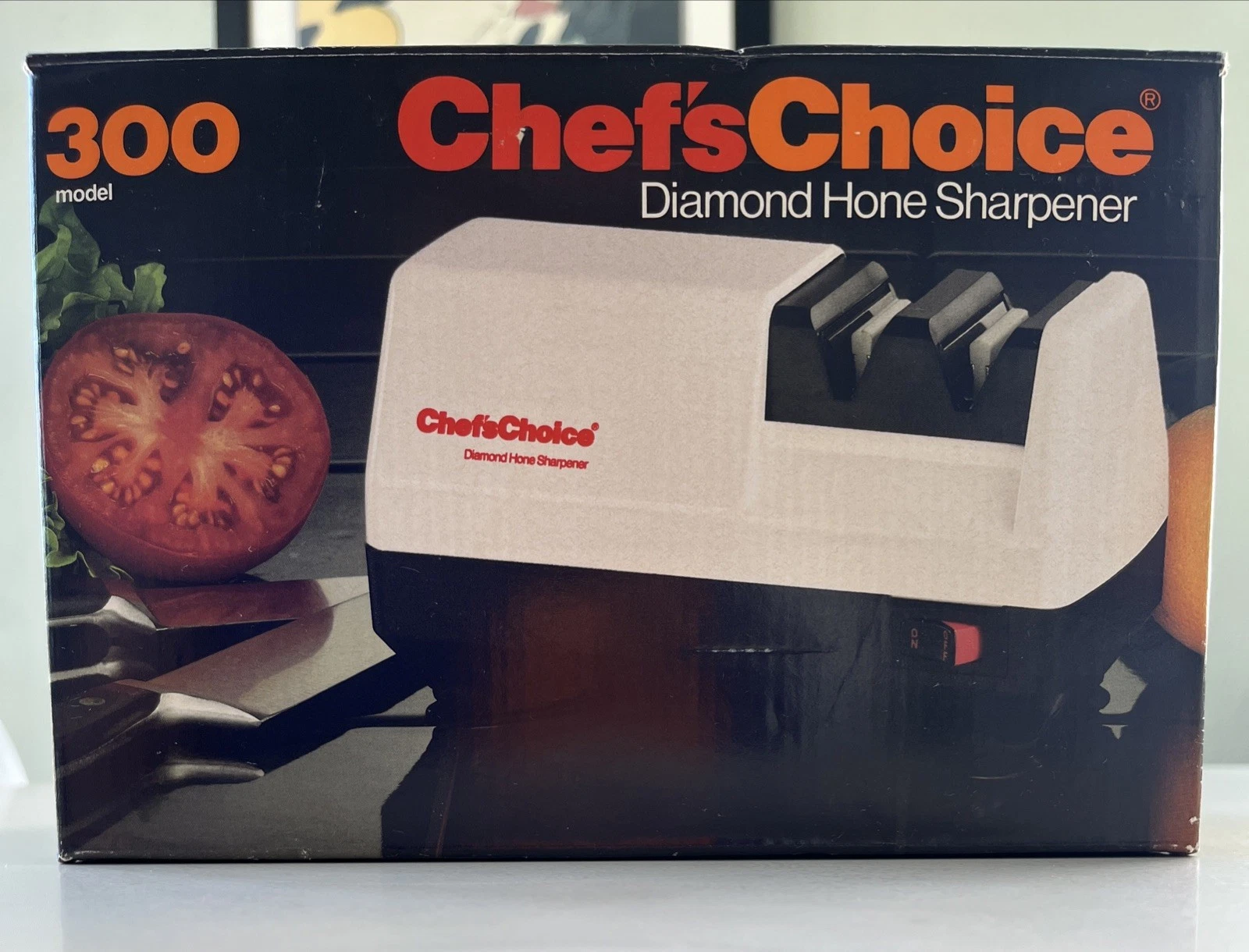 Chef’s Choice Diamond Hone Electric Knife Sharpener Model 300 NIB