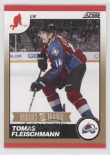2010-11 Score Rookies & Traded Gold Tomas Fleischmann #589 0b6