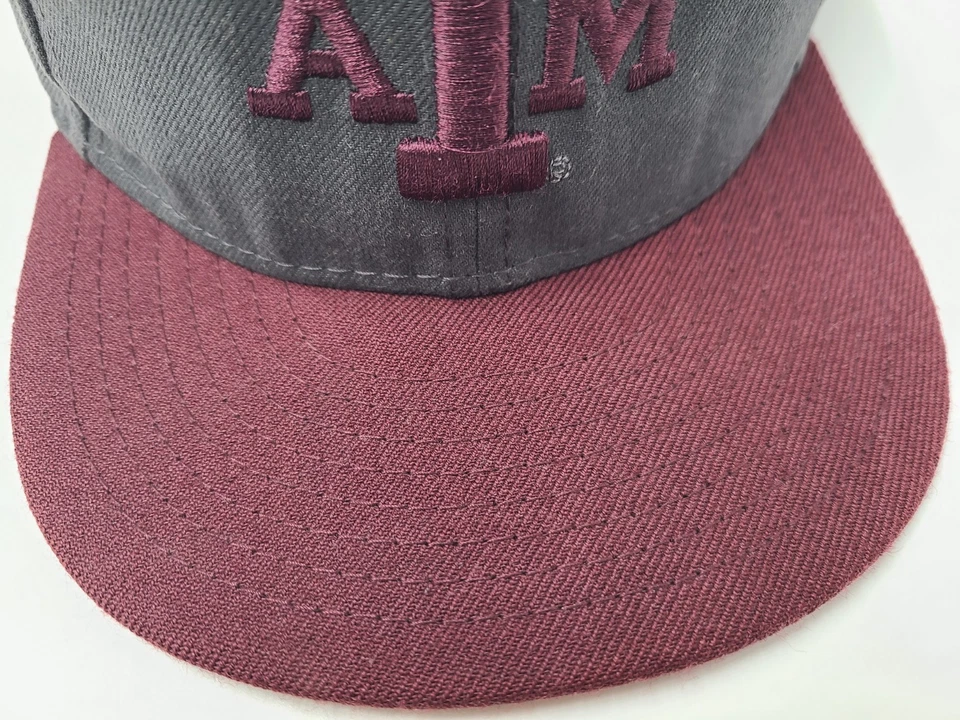 Gorra ajustada 6 1/2 gris NCAA Youth Texas A&M University Aggies New Era 59Fifty Foto 3 de 4