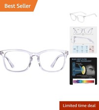 Flexible and Stylish Blue Light Blocking Glasses - Ideal for Digital Device Use