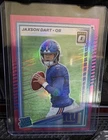 2025 Panini Donruss - Rated Rookie Jaxson Dart #400 Optic Preview Pink Prizm RC