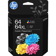 Genuine HP 64XL /HP64 High Yield BLACK Or Tri-Color Ink Cartridges Original OEM