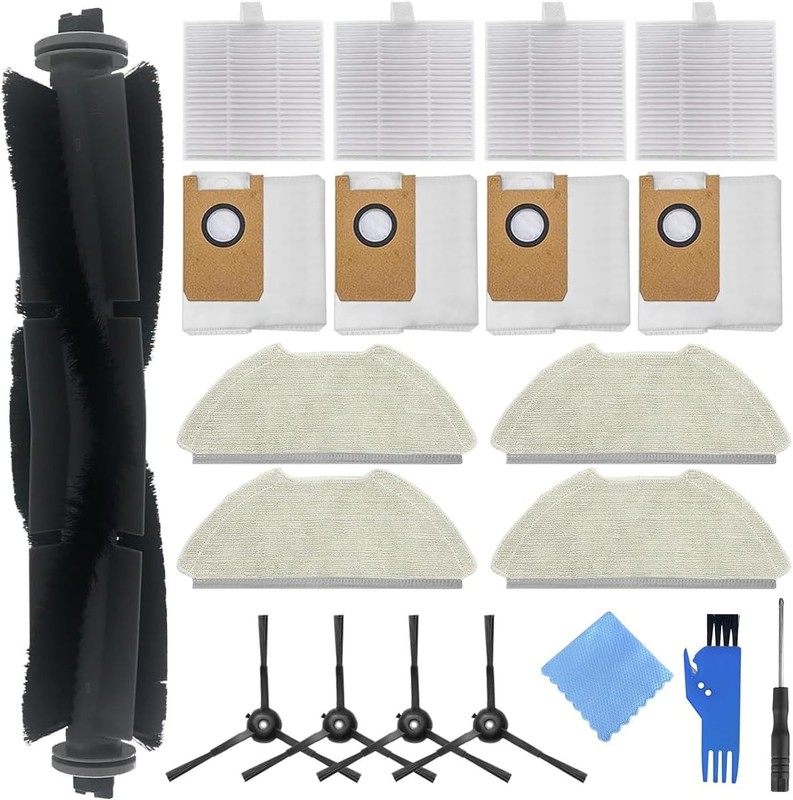 Replacement Parts Accessories Kit for Airrobo T20+ Robot Vacuum Roller Brush
