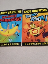 BOOKS: ANDY GRIFFITHS NOVELS X 2