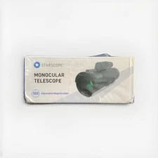 Starscope Monocular Telescope - 10x Adjustable Magnification New/Sealed