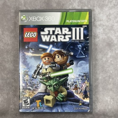 LEGO Star Wars III: The Clone Wars (Xbox 360, 2011) Complete