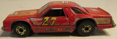 Diecast Vintage Front Runnin' Fairmont Fireball Jr Hong Kong Base Gold Wheels 81