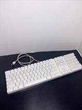 Apple A1048 White USB Keyboard Pro Wired Not Tested