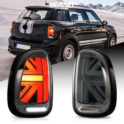 VLAND For 2011-2016 Mini Cooper Countryman R60 Black LED Tail Lights W/Animation
