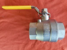 Merit KV210FP-32 2" Stainless Steel Full Port Ball Valve 1000 WOG Locking Handle