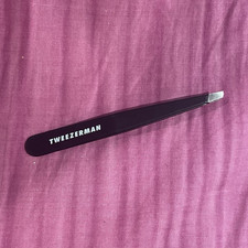New Tweezerman Slant Tip Slanted Tweezers Bla...