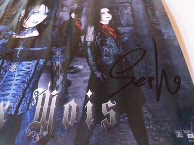 Moi dix Mois D+SECT Autograph Poster Mana Seth MALICE MIZER from