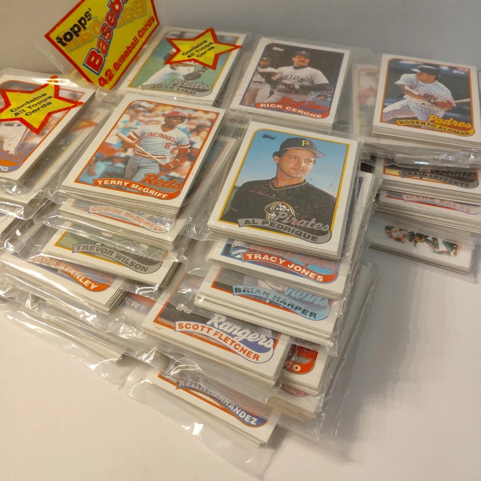 Lot of 15 Sealed 1989 Topps Baseball Hanger Rack Packs Unopened Vintage Cards - Image 2 of 4