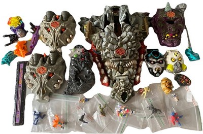 MIGHTY MAX KONVOLUT Vintage Mighty Max Lineal Figuren Bluebird Toys 90er unvollständig