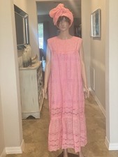 Women  s African Embroidered Dress With Wrap