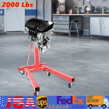2000 lbs Folding Engine Stand Foldable Rotating Engine Holder Heavy Duty 360°