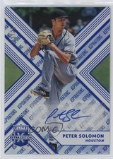 2018 Panini Elite Extra Edition Aspirations Blue 23/25 Peter Solomon Auto 0s3