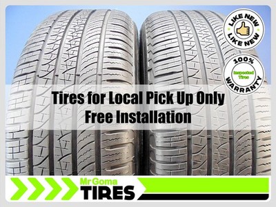 2 PIRELLI SCORPION ZERO A/S LR XL 255/60R20 USED TIRES 8.5/32 TREAD 2556020