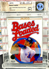 Bases Loaded Nintendo NES Round Seal Orange Logo Poster Offer WATA PSA VGA CGC