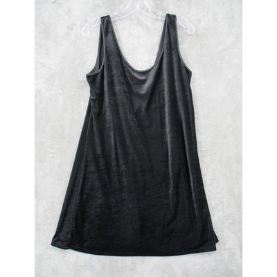 Vintage Gilligan O Malley Dress Womens Large Velvet Mini Low Back Whimsigoth