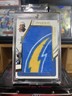 QUENTIN JOHNSTON 2024 Panini Immaculate SIDELINE TOWEL Logo SSP 08/15 CHARGERS