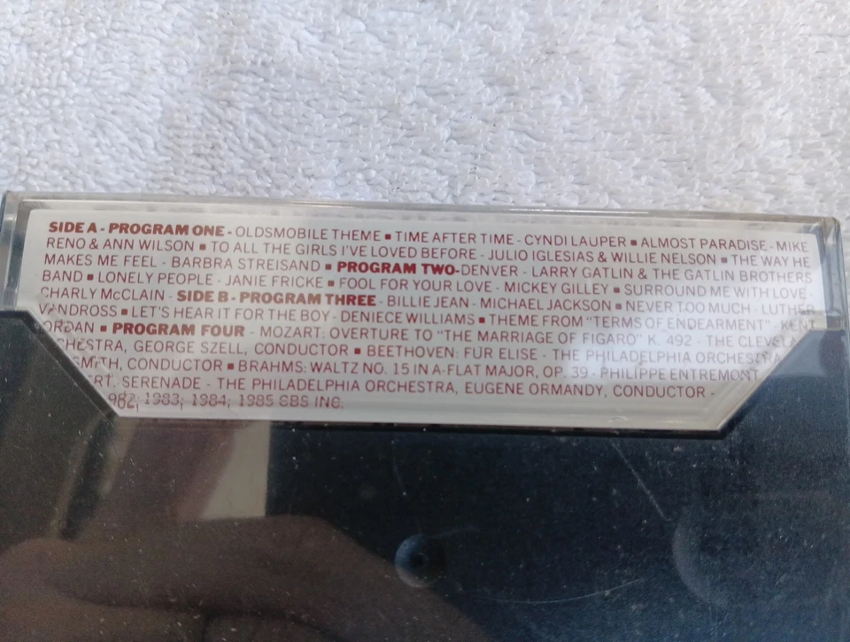 Oldsmobile Complimentary Tape Cartridge Cassette sealed new 1980s TOP HITS - Image 3 of 4