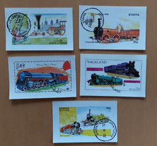 Motiv 5 Blocks gest. Eisenbahn