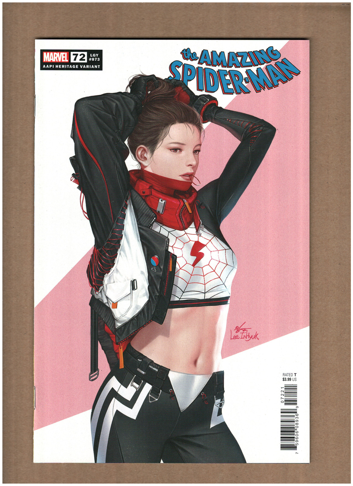 Amazing Spider-man #72 Marvel Comics 2021 InHyuk Lee Silk Variant NM- 9.2