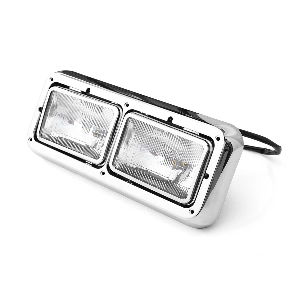 Pair Headlamp Headlights Assembly for Kenworth T600 T800 Peterbilt 379 362 359 Foto 2 de 4