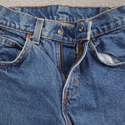 Vintage Levi's Orange Tab Youth Size 10 Slim 22x22 Blue Denim Jeans - Picture 9 of 13