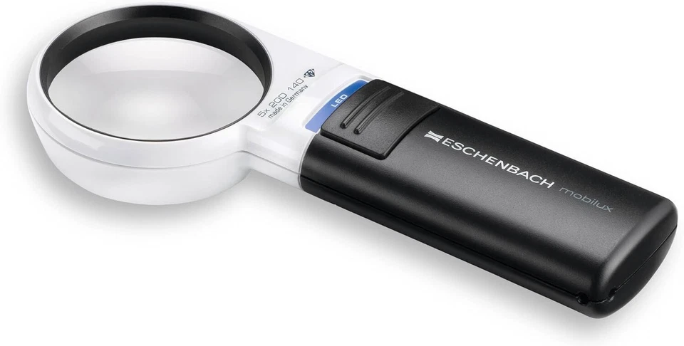 Eschenbach mobiluxLED Lupe 5x 20dpt mit Licht Lesehilfe mobilux LED - Bild 4 von 4