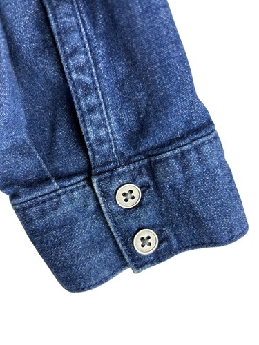 Country Club adrette Küste J.Jill Denim Knopfleiste Kleid Damen Petite Small - Bild 5 von 8