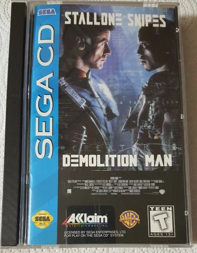Demolition Man US Sega CD - Complete - Collectible Condition