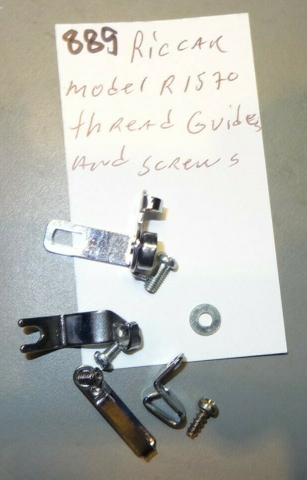 Riccar Sewing Machine Model R1570 PARTS - THREAD GUIDES & Screws
