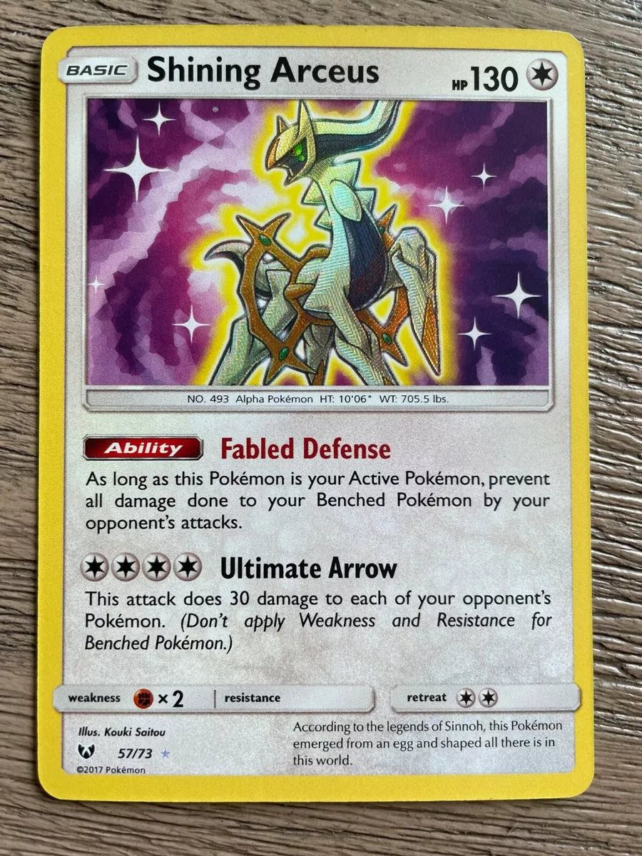 Shining Arceus - Shining Legends - Pokemon