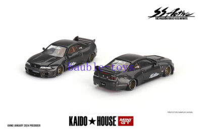 街道ハウスKAIDDOHOUSEミニGTR33GTR CArbon-R Kaido House×MINI GT 1:64 Skyline GT-R (R33) Active Carbon Model
