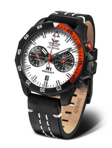 Vostok Europe Orologio Uomo con Cinturino n1 Rocket Cronografo 20 ATM Data  225c620 | eBay