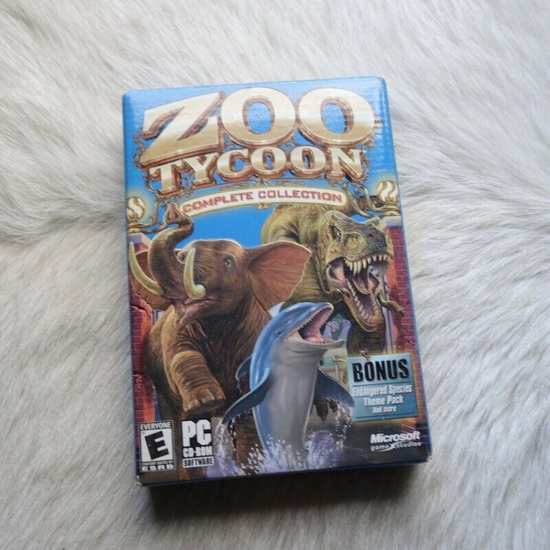 Zoo Tycoon Complete Collection PC Computer Game Microsoft Tested - Fast  Shipping