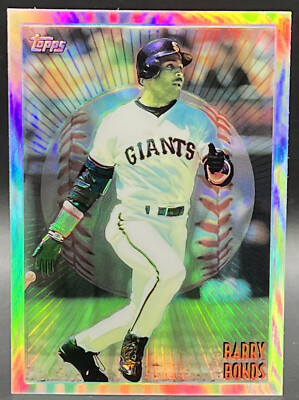 1998 Topps Mystery Finest Barry Bonds NM+ Giants Refractor