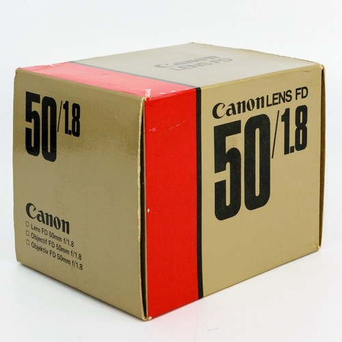 Lente Canon FD 50 mm f/1,8 y 50 mm S.C. | **¡SOLO EN CAJA!** + Documentación - Imagen 3 de 7