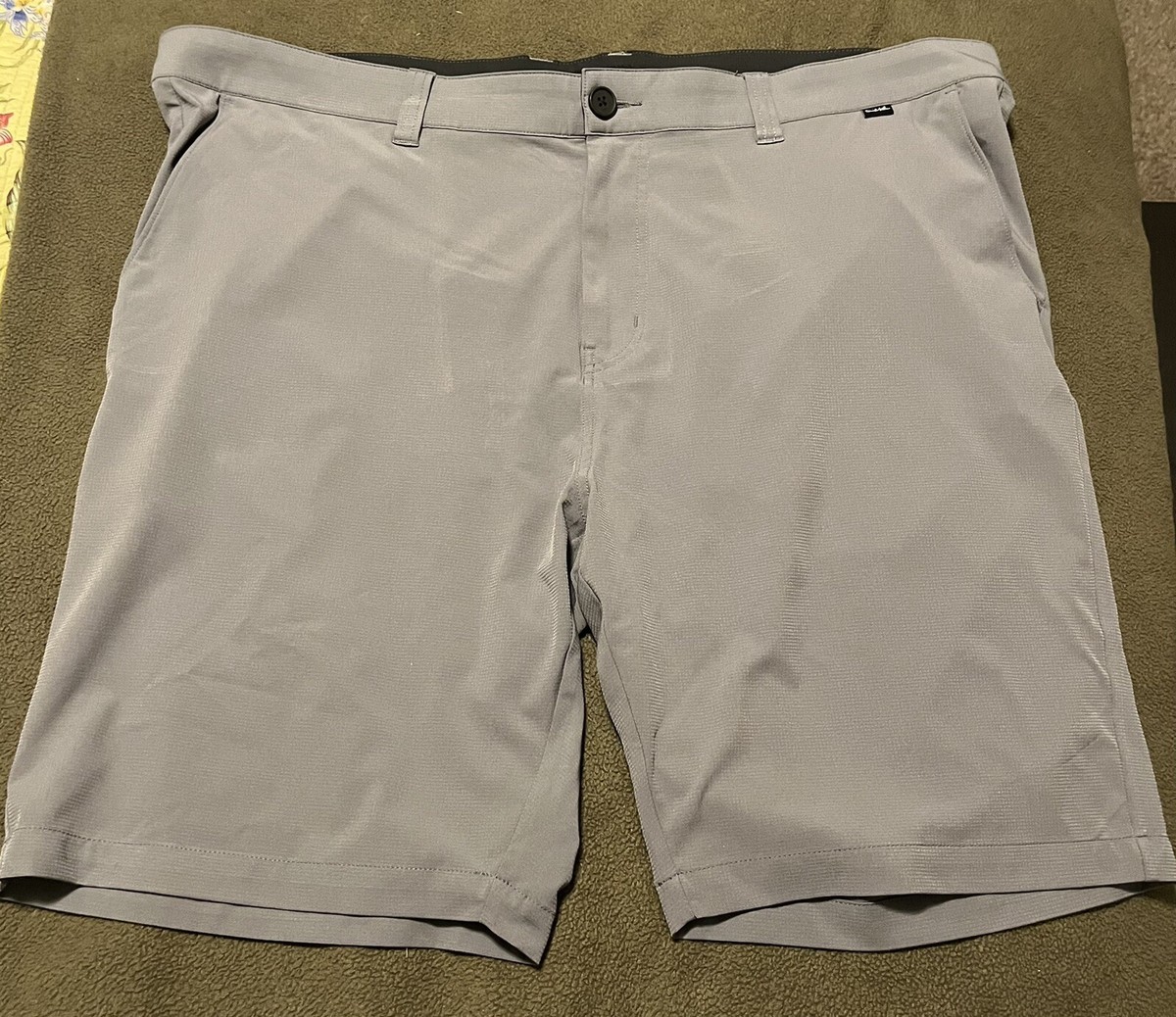 my様 Travis Mathew Golf Shorts Men's 42 Dark Gray Polyester Blend