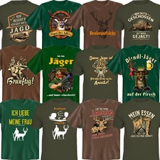 T-Shirt Jagd Jäger Förster Wildschwein Revier Geschenk Männertag Forstwirtschaft