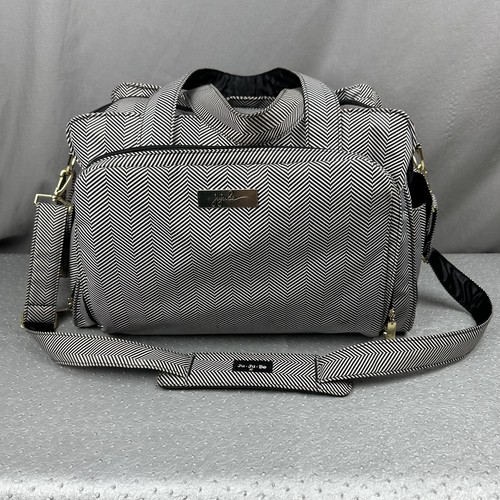 JuJuBe Be Prepared Diaper Bag Legacy Queen Nile Chevron Large Travel Bag NWOB
