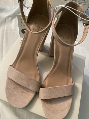 A New Day Women's Ema High Inch Block Blush Heel Pumps